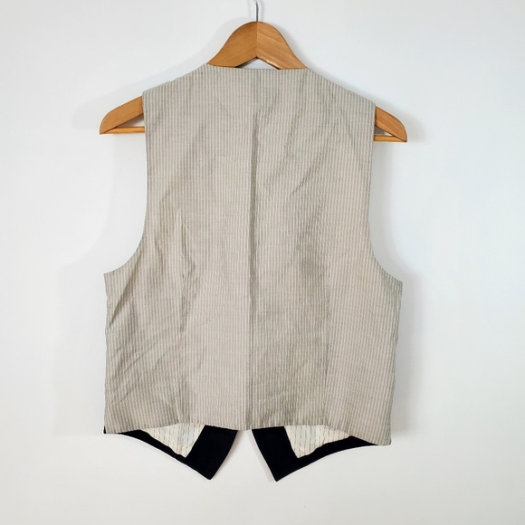 SANDRO Western Style Open Front Vest - Picture 2 of 8